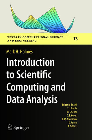 Introduction to Scientific Computing and Data Analysis