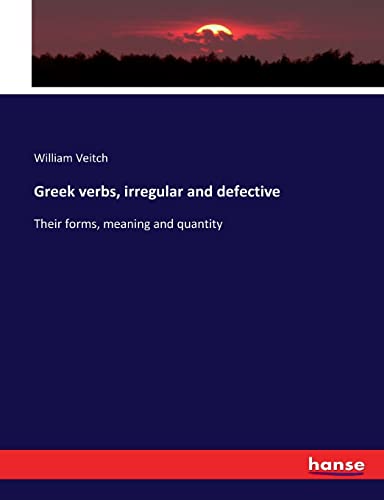 Greek verbs, irregular and defective