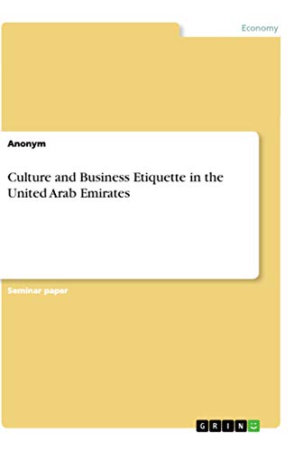 Culture and Business Etiquette in the United Arab Emirates