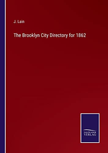 The Brooklyn City Directory for 1862