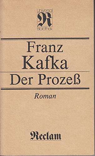 Der Prozeß : Roman
