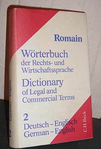 Dictionary of Legal and Commercial Terms German-English