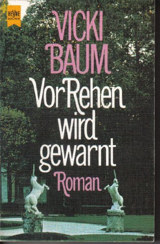 Vor Rehen wird gewarnt.