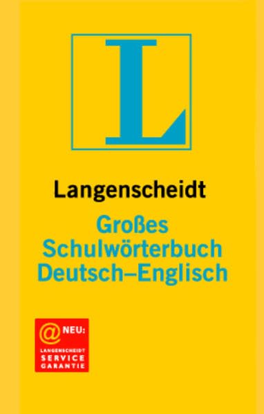 Grosses Schulworterbuch Deutsch-English