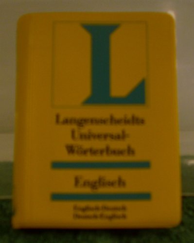 Englisch Universal Worterbuch Langenscheidt Englischdeutsch  Deutschenglisch