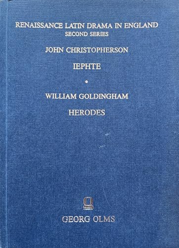 Renaissance Latin Drama in England