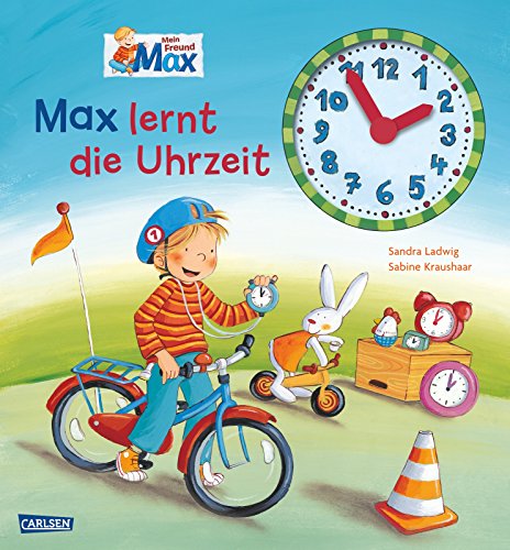 Max lernt die Uhrzeit
