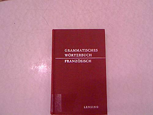 Grammatisches Wörterbuch Französisch