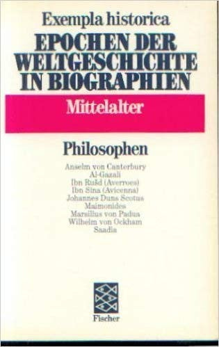 Das Mittelalter. Philosophen