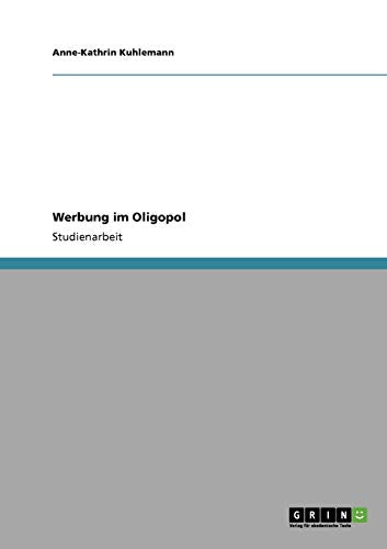 Werbung im Oligopol
