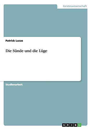 Die Sünde und die Lüge