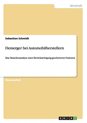 Demerger bei Automobilherstellern