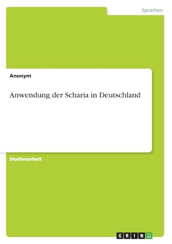 Anwendung der Scharia in Deutschland