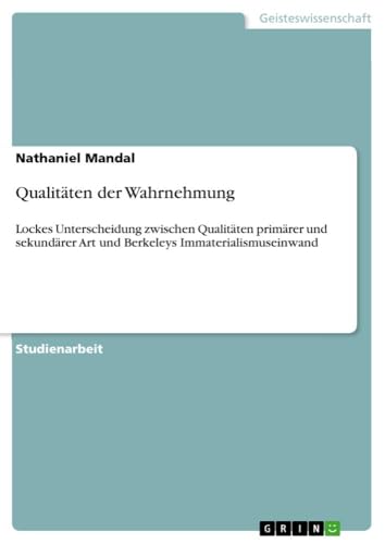 Qualitaten der Wahrnehmung