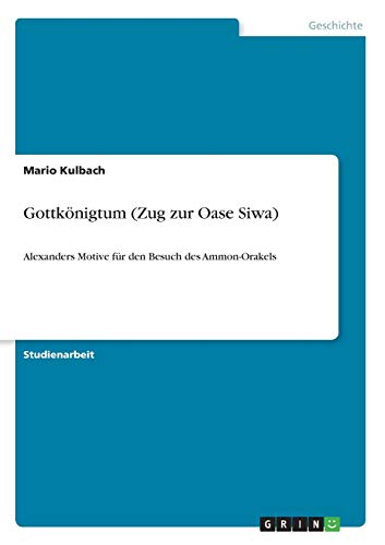 Gottkoenigtum (Zug zur Oase Siwa)