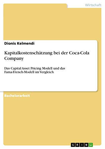 Kapitalkostenschatzung bei der Coca-Cola Company