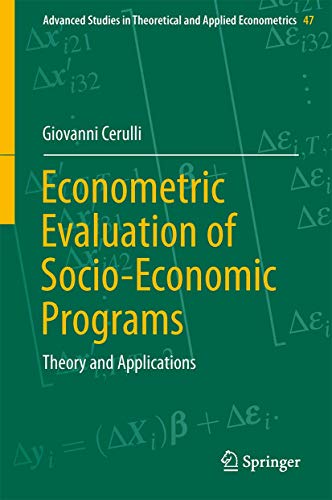 Econometric Evaluation of Socio-Economic Programs