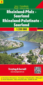 Rhineland-Palatinate - Saarland Sheet 4 Road Map 1:200 000 