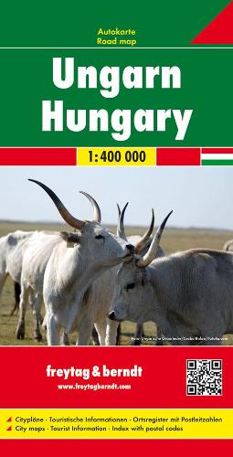 Hungary Road Map 1:400 000
