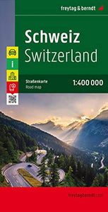 Switzerland Road Map 1:400 000 