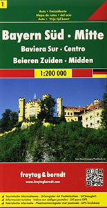 Bavaria South - Upper Bavaria and Lower Bavaria - Swabia Sheet 1 Road Map 1:200 000 
