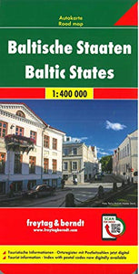 Baltic States (Est, Lt, Lv) Road Map 1:400 000 