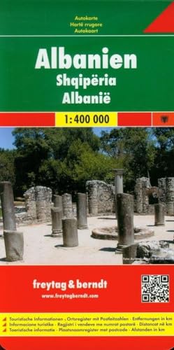 Albania Road Map 1:400 000