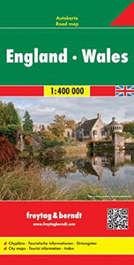 England - Wales Road Map 1:400 000 