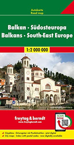 Balkans - South-East Europe Road Map 1:2 000 000 