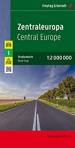Central Europe Road Map 1:2 000 000