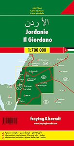 Jordan Road Map 1:700 000 
