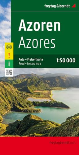 Azores, Special Places of Excursion Road Map 1:50 000