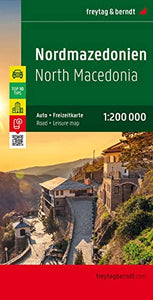 Macedonia Road Map 1:200 000 