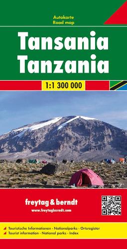 Tanzania Road Map 1:1 300 000