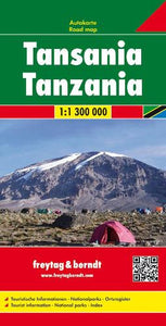 Tanzania Road Map 1:1 300 000 