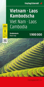 Vietnam - Laos - Cambodia  Road Map 1:900 000 