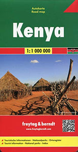Kenya Road Map 1:1 000 000 