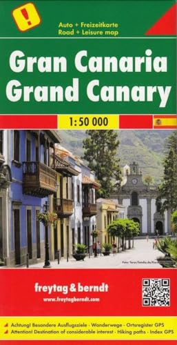 Gran Canary, Special Places of Excursion Road Map 1:50 000