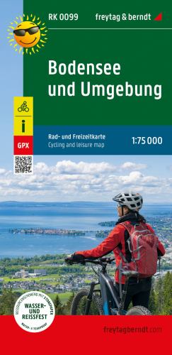 Lake Constance and the surrounding area, Road map 1:75.000,
