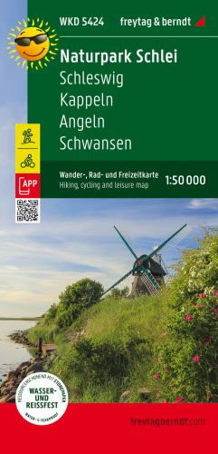 Schlei Nature Park, hiking, cycling and leisure map