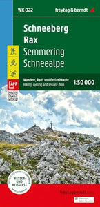 Schneeberg - Rax  Hiking, Cycling and Leisure Map 