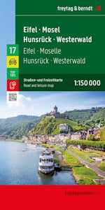 Eifel - Moselle - Hunsruck - Westerwald Road and Leisure Map 