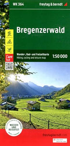 Bregenzerwald Hiking, cycling & Leisure Map 