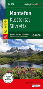 Montafon - Klostertal - Silvretta Hiking, Cycling & Leisure Map 