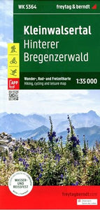 Kleinwalsertal Hiking, Cycling & Leisure Map 