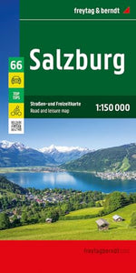 Salzburg Road and Leisure Map 