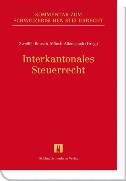 Oertli, M: Interkantonales Steuerrecht