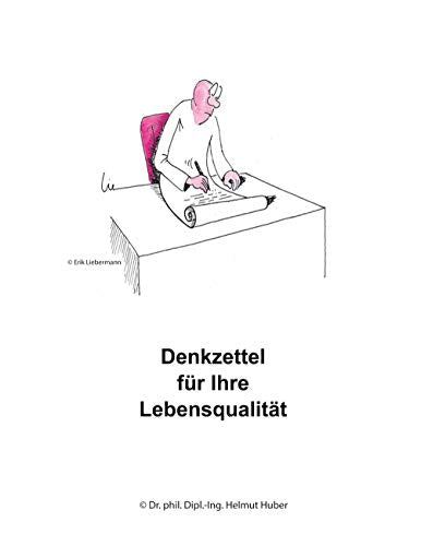 Denkzettel fur Ihre Lebensqualitat