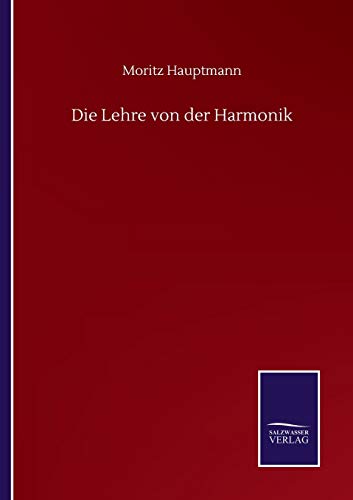 Die Lehre von der Harmonik