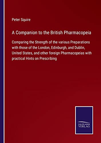 A Companion to the British Pharmacopeia